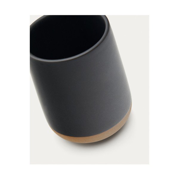 Tamno siva keramička čaša za četkice za zube Silma – Kave Home-image-4