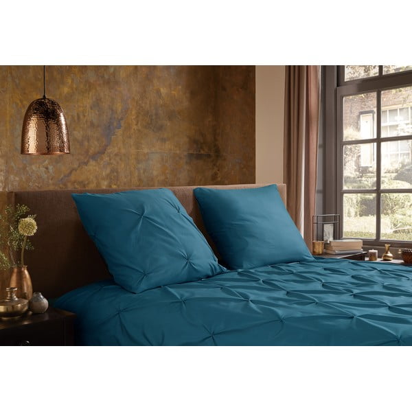 Petrolej zelena posteljina za krevet za jednu osobu/za produženi krevet od mikrovlakana 140x220 cm Pure Elegance – Good Morning-image-1