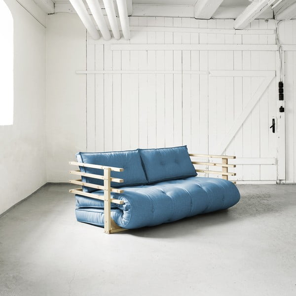 Sofa na razvlačenje Karup Funk Natural / Horizon Blue