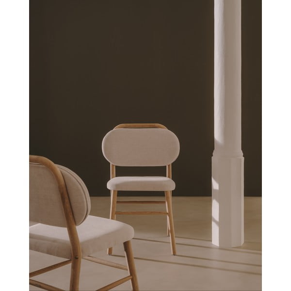 Bež blagovaonske stolice u setu 2 kom Helda – Kave Home-image-2