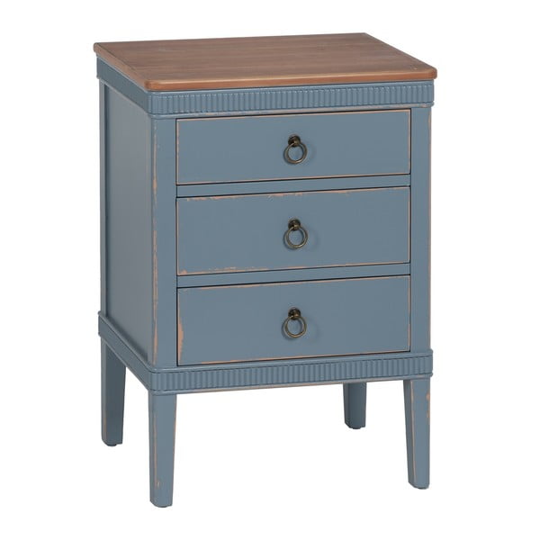 Plavi noćni ormarić Shabby – Ixia