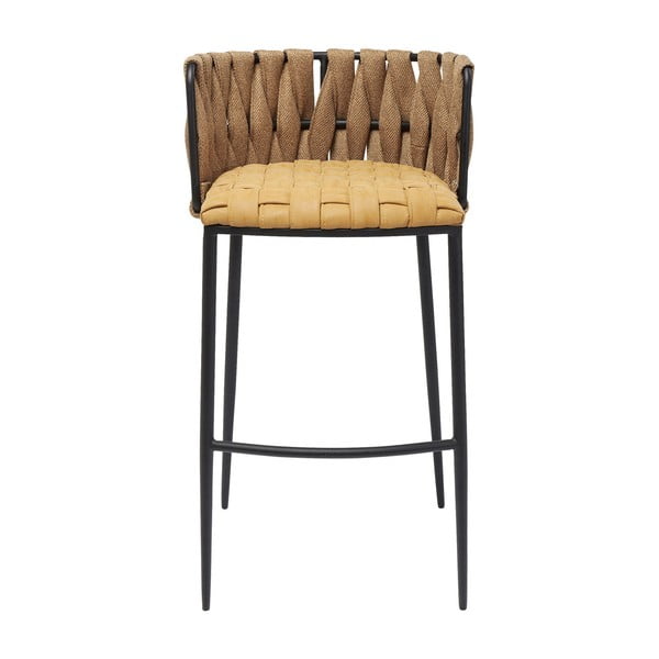 Set 2 Žute bar stolice Kare dizajn Cheerio-image-1