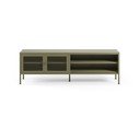 Zelena metalna TV komoda 160x50x35 cm Fayna – Marckeric
