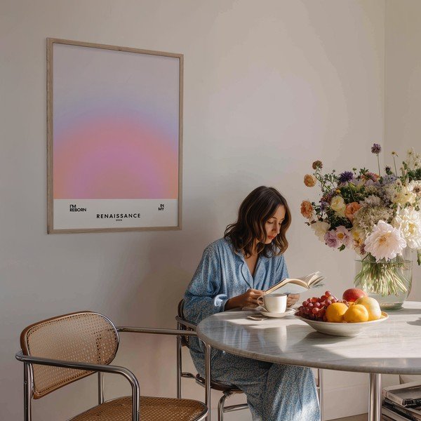 Tiskana slika s okvirom 50x70 cm Soft Nuances – Styler-image-1