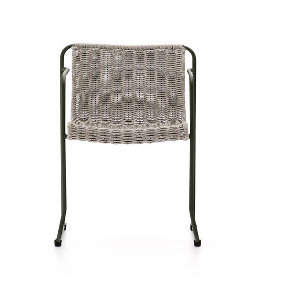 Prljavo zelena metalna vrtna stolica Maurina – Kave Home-image-2