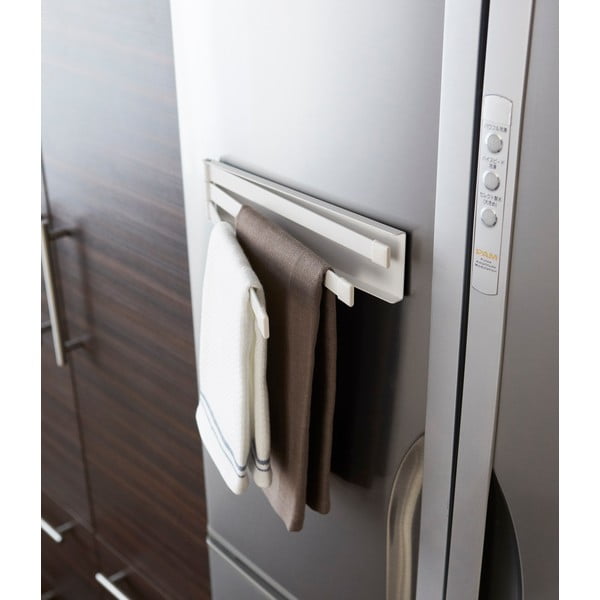 Bijeli magnetski preklopni držač za ručnike YAMAZAKI Tower-image-3