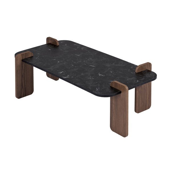 Crni stolić za kavu 60x120 cm Renard – Nordure-image-4