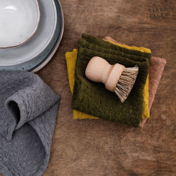 Laneni ručnici u setu od 2 kom 26x26 cm - Linen Tales-image-1