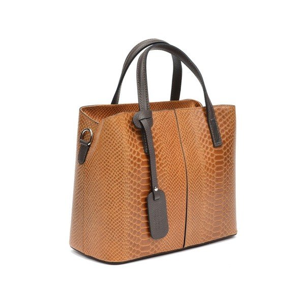 Konjak smeđa kožna torba Robert M Muriell-image-4