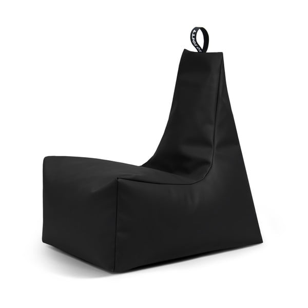 Crna vreća za sjedenje od imitacije kože Icy XL – So Soft?