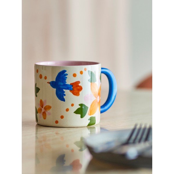 Crne/bež keramičke šalice u setu 2 kom 300 ml Maricala – Bloomingville-image-3