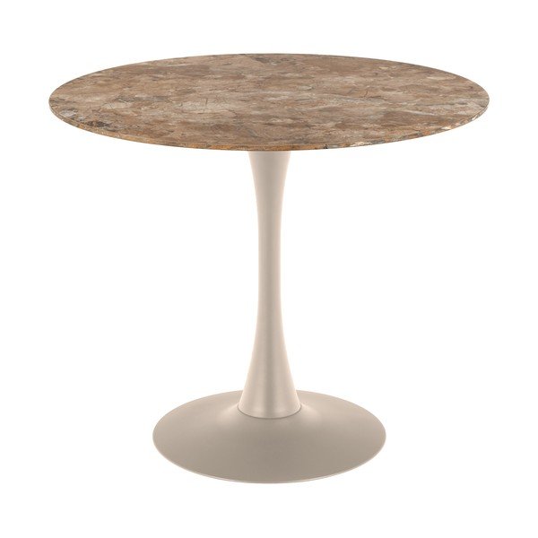 Okrugao blagovaonski stol s keramičkom daskom ø 90 cm Malta – Actona