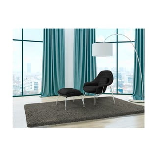 Tamno sivi tepih Universal Floki Liso, 140 x 200 cm