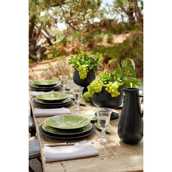 Svjetlozeleni tanjur od kamenine Costa Nova Riviera, ⌀ 27 cm-image-2