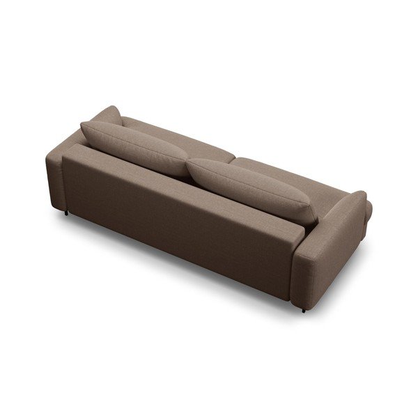 Smeđe-siva sklopiva/s prostorom za odlaganje sofa 233 cm Naomi – Micadoni -image-2