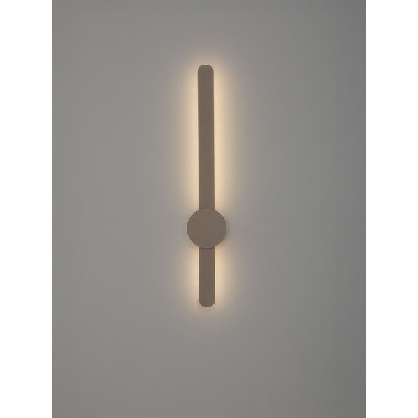 Sivo-bež LED zidna lampa aluminijska Norei – Nova Luce-image-3