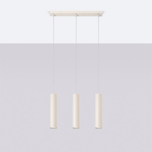 Krem viseća svjetiljka Castro – Sollux-image-3