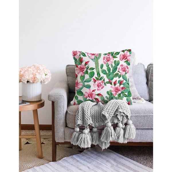 Jastučnica s udjelom pamuka Minimalist Cushion Covers Cactus, 55 x 55 cm-image-2