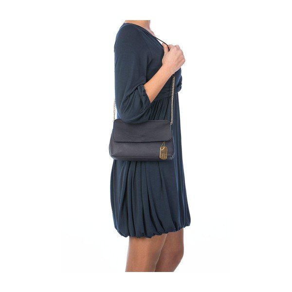 Federica Bassi Envelope Navy kožna torbica-image-4
