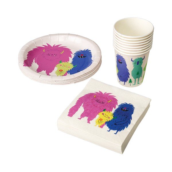 Set od 40 papirnatih salveta Rex London Monsters Of The World-image-1
