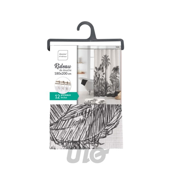 Tuš zavjesa 180x200 cm Cocoty – douceur d'intérieur-image-2