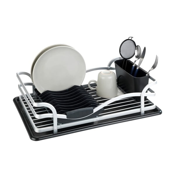 Crni ocjeđivač za posuđe Wenko Drip Aluminium-image-2