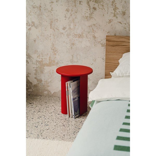 Metalni okrugao pomoćni stol ø 35 cm Sato – noo.ma-image-1