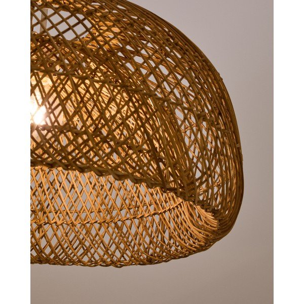 Sjenilo od ratana u prirodnoj boji ø 60 cm Isora – Kave Home-image-3