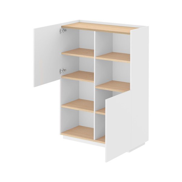 Bijela mat polica za knjige 100x147 cm Nina - TemaHome-image-3