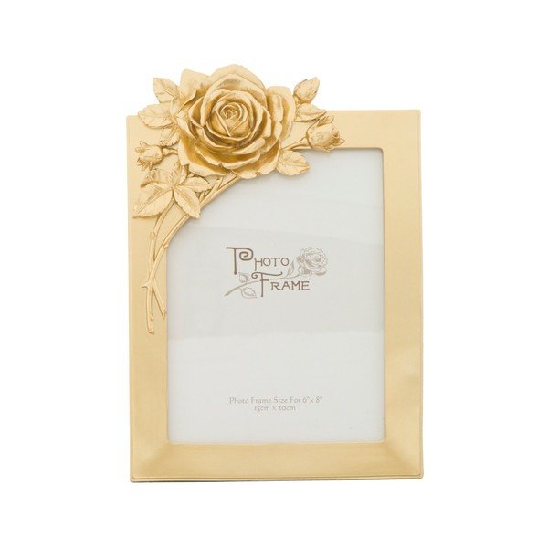 Žuti okvir za fotografije u okviru od smole Mauro Ferretti Glam Rose, 15 x 20 cm-image-2