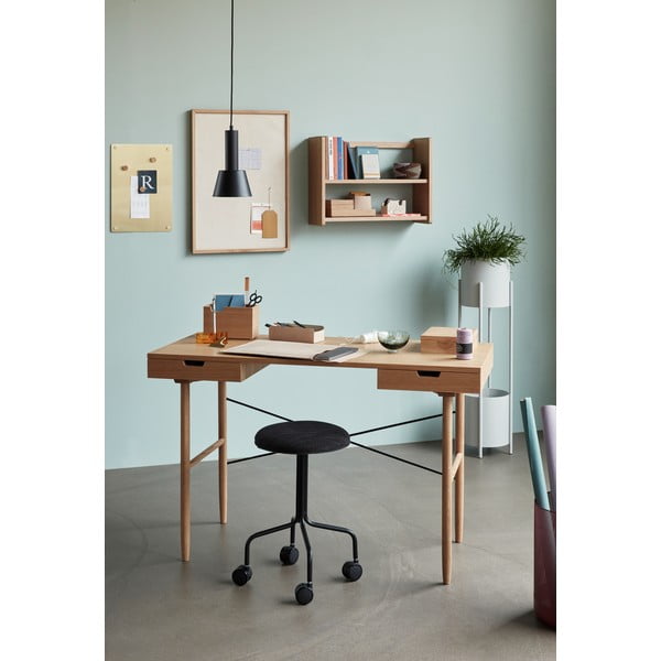 Radni stol u dekoru hrasta 55x120 cm Studio – Hübsch-image-1