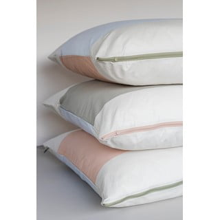 Kaki zelena posteljina za krevet za jednu osobu/za produženi krevet od pamučnog perkala 140x220 cm Colore – Mette Ditmer Denmark