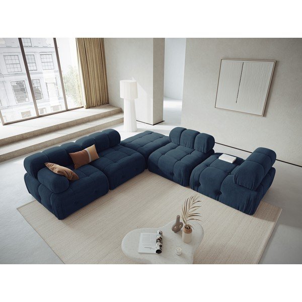 Tamno plava modularna sjedeća garnitura Ferento – Cosmopolitan Design-image-1