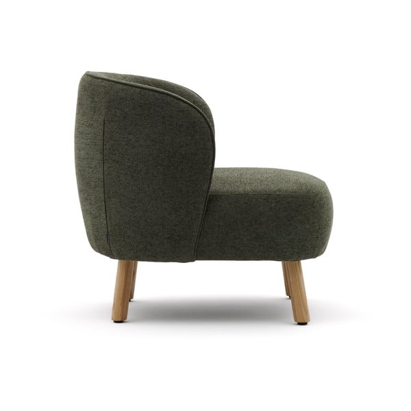 Zelena fotelja od šenila Ulit – Kave Home-image-3