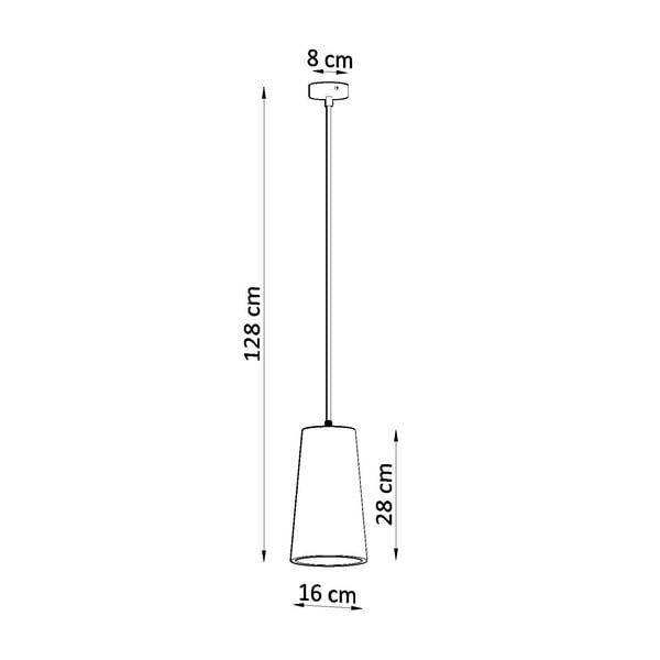 Bijela keramička visilica Sollux Armica-image-4