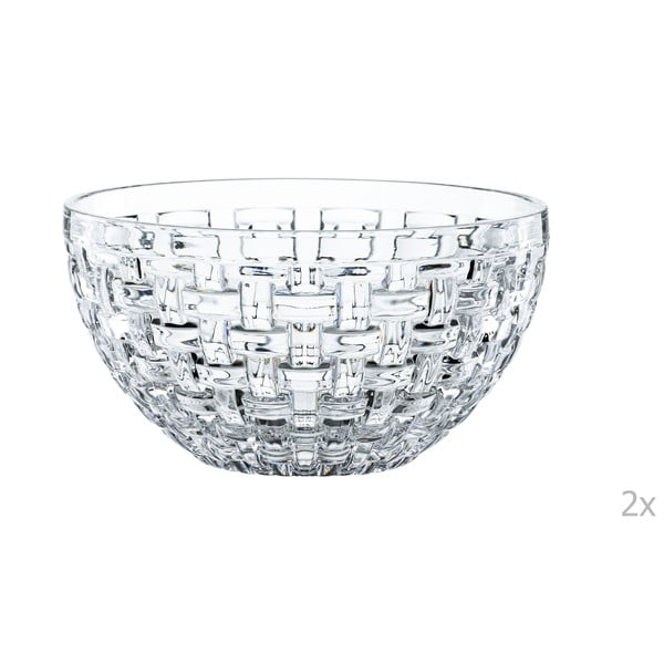 Set od 2 Nachtmann Bossa Nova zdjele od kristalnog stakla, ⌀ 18 cm