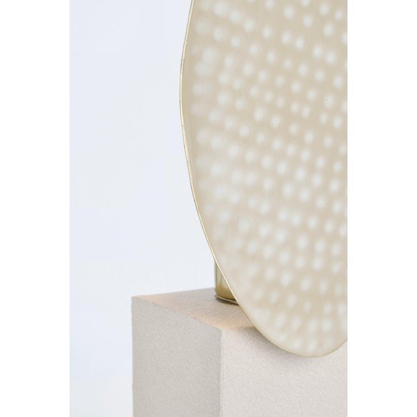 Bež metalna stolna lampa s metalnim sjenilom (visina 46 cm) Neev – Bizzotto-image-2