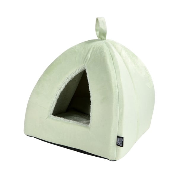 Mentol zeleni šator za životinje za mačke 35x35 cm – Love Story