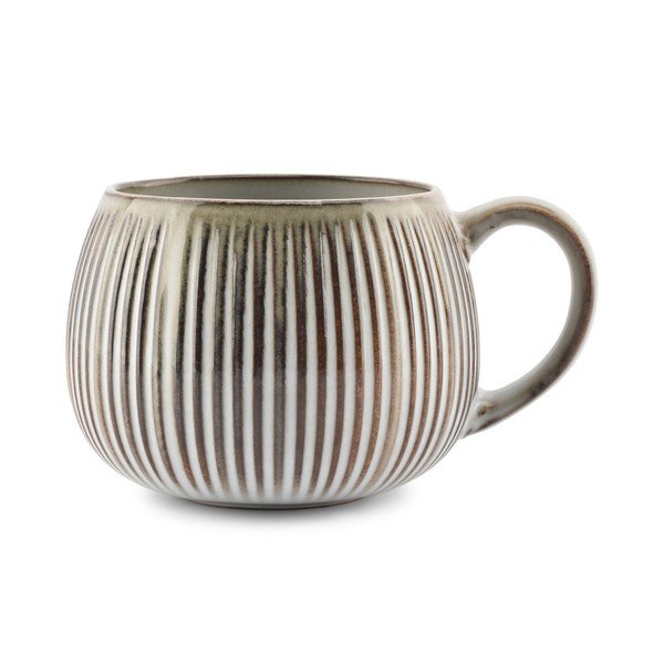 Smeđa/bež šalica od kamenine 400 ml Arto – S|P Collection