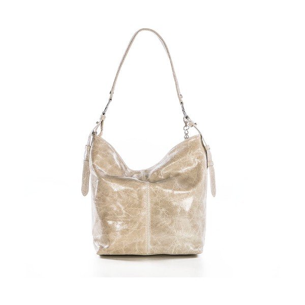 Kožna torba Hobo Beige-image-1