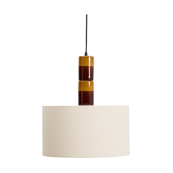 Viseća svjetiljka s tekstilnim sjenilom Mavran – Kave Home