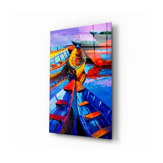Staklena slika Insigne Boats