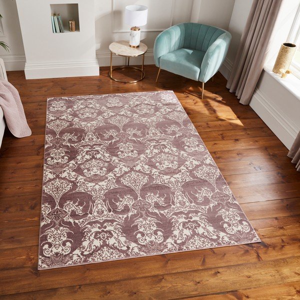 Tepih mauve ljubičasti 200x285 cm Imperial Wine – Think Rugs-image-3
