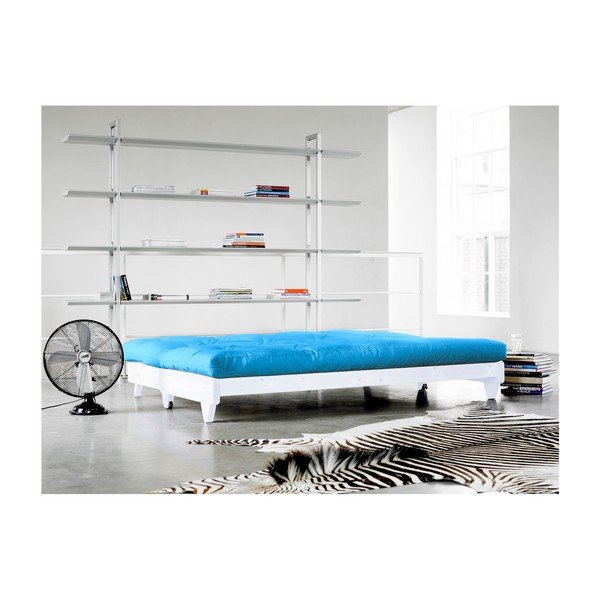 Sofa na razvlačenje Karup Fresh White / Horizon Blue-image-1