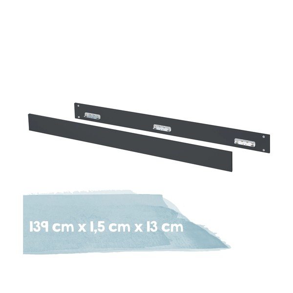 Tamno sivi dodatak za dječji krevet – Roba-image-1