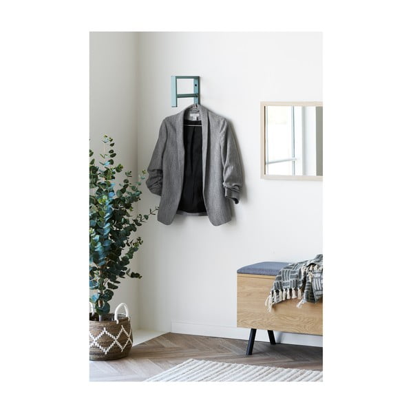 Mentol zelena metalna zidna vješalica 3 cm Trento – House Nordic-image-1