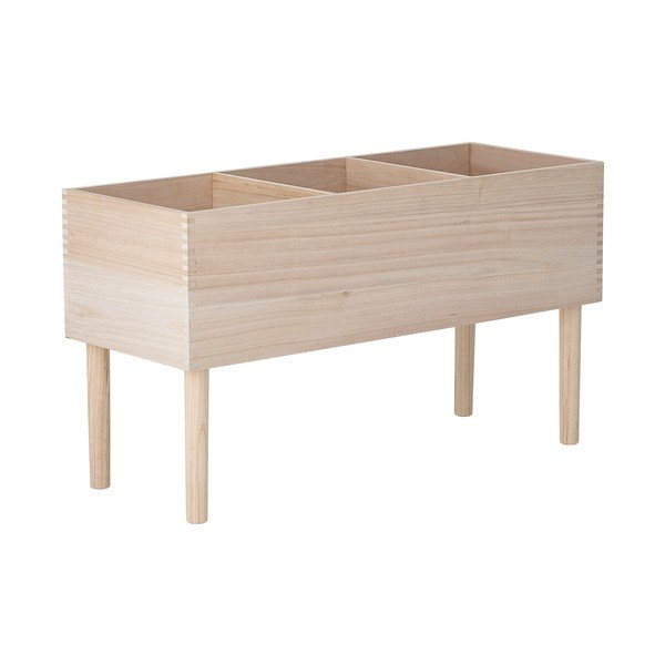 Biblioteka od masivne paulovnije u svijetloj prirodnoj boji 91x50x35 cm Douve – Bloomingville