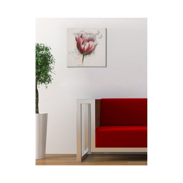 Ručno oslikana slika Tulipana Maura Ferrettija, 80 x 80 cm-image-1