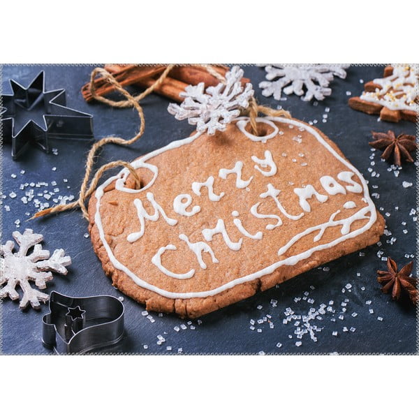 Tepih Vitaus Christmas Period Merry Christmas Cookie Sign, 50 x 80 cm