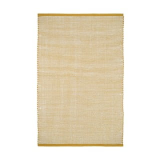 Žuti tepih s udjelom vune 200x140 cm Bergen - Nattiot